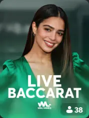 Live Baccarat live casino game cover